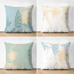 - Suet-K4luset569 - Realhomes 4'lü Çift Taraflı Renkli Zemin Üzerinde Gold Detaylı Mermer Desenli Modern Süet Yastık Kırlent Kılıf Seti Realhomes