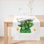 Pastel Rengarenk Çiçek Tasarımlı Dijital Baskılı Modern Süet Runner Realhomes