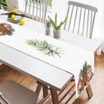 - SuetRunner-10166-1 - Realhomes  Ahşap Çam Ağacı Tasarımlı Dijital Baskılı Modern Süet Runner Realhomes