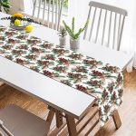 - SuetRunner-10182-1 - Realhomes  Özel Tasarım Kozalak Tasarımlı Dijital Baskılı Dekoratif Süet Runner Realhomes