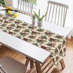 - SuetRunner-10183-1 - Realhomes  Özel Tasarım Kozalak Tasarımlı Dijital Baskılı Modern Süet Runner Realhomes