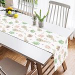 - SuetRunner-10210-1 - Realhomes Çiçek Demetleri Özel Tasarım Dijital Baskılı Dekoratif Süet Runner Realhomes