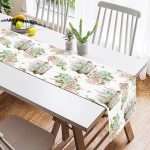 - SuetRunner-10212-1 - Realhomes  Flower & Çiçek Demetleri Özel Tasarım Dijital Baskılı Dekoratif Süet Runner Realhomes