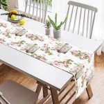 - SuetRunner-10213-1 - Realhomes  Flower & Çiçek Demetleri Özel Tasarım Dijital Baskılı Modern Süet Runner Realhomes