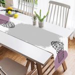 - SuetRunner-10221-1 - Realhomes Renkli Zemin Kaktüs Tasarımlı Dijital Baskılı Modern Süet Runner Realhomes