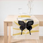 - SuetRunner-10290 - Realhomes  Ay'ın Dönüşümleri Özel Tasarım Dijital Baskılı Dekoratif Süet Runner Realhomes