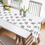 - SuetRunner-10360-1 - Realhomes Christmas Temalı Araba Tasarımlı Dijital Baskılı Dekoratif Süet Runner Realhomes