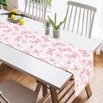 Renkli Kelebek Motifli Dijital Baskılı Modern Süet Runner Realhomes