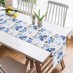 - SuetRunner-10408-1 - Realhomes  Çiçekli Özel Tasarım Dijital Baskılı Dekoratif Süet Runner Realhomes