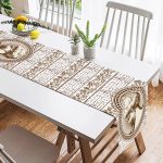 - SuetRunner-10423-1 - Realhomes  Karakalem Çiçek & Yazı & Portre Desenli Dijital Baskılı Modern Süet Runner Realhomes