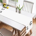 - SuetRunner-5096-1 - Realhomes Realhomes Beyaz Zeminde Kirpik Motifli Özel Tasarım Süet Runner Realhomes