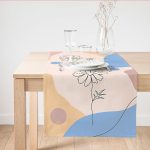 - SuetRunner-5878 - Realhomes Realhomes Gül Desenli Bohemian Özel Tasarım Dekoratif Süet Runner Realhomes