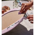 Pembe Zemin Kalpli Antika Telefon Tasarımlı Dijital Baskılı Dekoratif 2'li Yuvarlak Servis Altlığı – Supla Realhomes