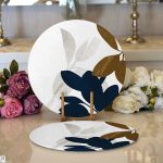 - Supla2li-10008-Ozel-Tasarim-Yaprak-Motifli-Dijital-Baskili-Modern-2li-Yuvarlak-Servis-Altligi-–-Supla - Realhomes Özel Tasarım Yaprak Motifli Dijital Baskılı Modern 2'li Yuvarlak Servis Altlığı – Supla Realhomes