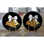 - Supla2li-10012-Siyah-Zemin-Sari-Can-Desenli-Dijital-Baskili-Modern-2li-Yuvarlak-Servis-Altligi-–-Supla-1 - Realhomes Siyah Zemin Sarı Çan Desenli Dijital Baskılı Modern 2'li Yuvarlak Servis Altlığı – Supla Realhomes