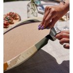 Özel Tasarım Pastel Renkli Dijital Baskılı Dekoratif 2'li Yuvarlak Servis Altlığı – Supla Realhomes