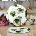 - Supla2li-10040-Yesil-Tropik-Yapraklar-Tasarimli-Dijital-Baskili-Modern-2li-Yuvarlak-Servis-Altligi-–-Supla - Realhomes Yeşil Tropik Yapraklar Tasarımlı Dijital Baskılı Modern 2'li Yuvarlak Servis Altlığı – Supla Realhomes