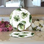 - Supla2li-10040-Yesil-Tropik-Yapraklar-Tasarimli-Dijital-Baskili-Modern-2li-Yuvarlak-Servis-Altligi-–-Supla-2 - Realhomes Yeşil Tropik Yapraklar Tasarımlı Dijital Baskılı Modern 2'li Yuvarlak Servis Altlığı – Supla Realhomes