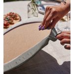 Güneş & Ay Sanatsal Çizimli Dijital Baskılı Dekoratif 2'li Yuvarlak Servis Altlığı – Supla Realhomes