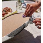 Güneş & Ay Sanatsal Çizimli Dijital Baskılı Modern 2'li Yuvarlak Servis Altlığı – Supla Realhomes