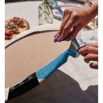 Sanatsal Yeşeren Çiçek Tasarımlı Dijital Baskılı Dekoratif 2'li Yuvarlak Servis Altlığı – Supla Realhomes