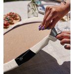 Sanatsal Yeşeren Çiçek Tasarımlı Dijital Baskılı Dekoratif 2'li Yuvarlak Servis Altlığı – Supla Realhomes