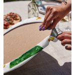 Pastel Rengarenk Çiçek Tasarımlı Dijital Baskılı Modern 2'li Yuvarlak Servis Altlığı – Supla Realhomes