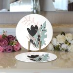 - Supla2li-10128-Sanatsal-Yaprak-Cizimli-Dijital-Baskili-Modern-2li-Yuvarlak-Servis-Altligi-–-Supla-2 - Realhomes Sanatsal Yaprak Çizimli Dijital Baskılı Modern 2'li Yuvarlak Servis Altlığı – Supla Realhomes