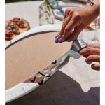 Natural Floral Tasarımlı Dijital Baskılı Dekoratif 2'li Yuvarlak Servis Altlığı – Supla Realhomes