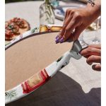 Şamdan Tasarımlı Yılbaşı Konseptli Dijital Baskılı Modern 2'li Yuvarlak Servis Altlığı – Supla Realhomes