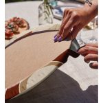 Boho Çizimli Özel Tasarımlı Dijital Baskılı Dekoratif 2'li Yuvarlak Servis Altlığı – Supla Realhomes