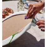 Egzotik Yaprak Tasarımlı Dijital Baskılı Dekoratif 2'li Yuvarlak Servis Altlığı – Supla Realhomes