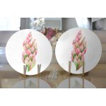 Egzotik Yaprak Tasarımlı Dijital Baskılı Dekoratif 2'li Yuvarlak Servis Altlığı – Supla Realhomes
