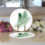 - Supla2li-10157-Cam-Yapragi-Cizimli-Cristmas-Temali-Dijital-Baskili-Dekoratif-2li-Yuvarlak-Servis-Altligi-–-Supla-2 - Realhomes Çam Yaprağı Çizimli Cristmas Temalı Dijital Baskılı Dekoratif 2'li Yuvarlak Servis Altlığı – Supla Realhomes