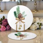 - Supla2li-10158-Kozalak-Cizimli-Cristmas-Temali-Dijital-Baskili-Modern-2li-Yuvarlak-Servis-Altligi-–-Supla - Realhomes Kozalak Çizimli Cristmas Temalı Dijital Baskılı Modern 2'li Yuvarlak Servis Altlığı – Supla Realhomes