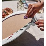 Christmas Temalı Özel Tasarım Dijital Baskılı Modern 2'li Yuvarlak Servis Altlığı – Supla Realhomes