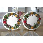 Özel Tasarım Christmas Temalı Dijital Baskılı Dekoratif 2'li Yuvarlak Servis Altlığı – Supla Realhomes