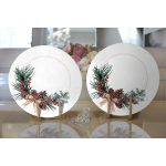 Özel Tasarım Christmas Temalı Dijital Baskılı Modern 2'li Yuvarlak Servis Altlığı – Supla Realhomes