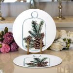 Özel Tasarım Christmas Temalı Dijital Baskılı Dekoratif 2'li Yuvarlak Servis Altlığı – Supla Realhomes