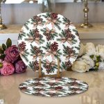 - Supla2li-10182-Ozel-Tasarim-Kozalak-Tasarimli-Dijital-Baskili-Dekoratif-2li-Yuvarlak-Servis-Altligi-–-Supla - Realhomes Özel Tasarım Kozalak Tasarımlı Dijital Baskılı Dekoratif 2'li Yuvarlak Servis Altlığı – Supla Realhomes