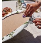 Gül Tasarımlı Dijital Baskılı Modern 2'li Yuvarlak Servis Altlığı – Supla Realhomes