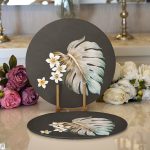 - Supla2li-10188-Egzotik-Yaprak-Tasarimli-Dijital-Baskili-Dekoratif-2li-Yuvarlak-Servis-Altligi-–-Supla - Realhomes  Egzotik Yaprak Tasarımlı Dijital Baskılı Dekoratif 2'li Yuvarlak Servis Altlığı – Supla Realhomes