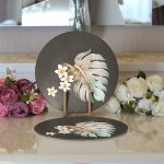 - Supla2li-10188-Egzotik-Yaprak-Tasarimli-Dijital-Baskili-Dekoratif-2li-Yuvarlak-Servis-Altligi-–-Supla-2 - Realhomes  Egzotik Yaprak Tasarımlı Dijital Baskılı Dekoratif 2'li Yuvarlak Servis Altlığı – Supla Realhomes