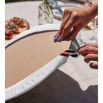 Ekose Geyik Tasarımlı Dijital Baskılı Modern 2'li Yuvarlak Servis Altlığı – Supla Realhomes