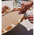 Zürafa Benekli Özel Tasarım Dijital Baskılı Dekoratif 2'li Yuvarlak Servis Altlığı – Supla Realhomes