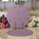 - Supla2li-10223-Mor-Zemin-Kalp-Motifli-Dijital-Baskili-Modern-2li-Yuvarlak-Servis-Altligi-–-Supla - Realhomes Mor Zemin Kalp Motifli Dijital Baskılı Modern 2'li Yuvarlak Servis Altlığı – Supla Realhomes