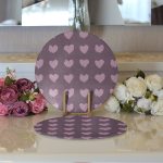 - Supla2li-10224-Kalp-Tasarimli-Dijital-Baskili-Dekoratif-2li-Yuvarlak-Servis-Altligi-–-Supla-2 - Realhomes Kalp Tasarımlı Dijital Baskılı Dekoratif 2'li Yuvarlak Servis Altlığı – Supla Realhomes