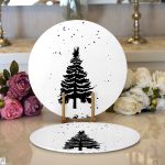 - Supla2li-10245-Siyah-Beyaz-Cam-Agaci-Desenli-Dijital-Baskili-Modern-2li-Yuvarlak-Servis-Altligi-–-Supla - Realhomes Siyah Beyaz Çam Ağacı Desenli Dijital Baskılı Modern 2'li Yuvarlak Servis Altlığı – Supla Realhomes