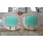 Soyut Tarzda Onedraw Çizimli Dijital Baskılı Dekoratif 2'li Yuvarlak Servis Altlığı – Supla Realhomes