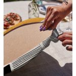 Soyut Tarzda Onedraw Çizimli Dijital Baskılı Dekoratif 2'li Yuvarlak Servis Altlığı – Supla Realhomes